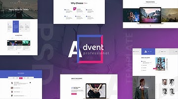 ADVENT - Event Management PSD Template | Themeforest Website Templates and Themes