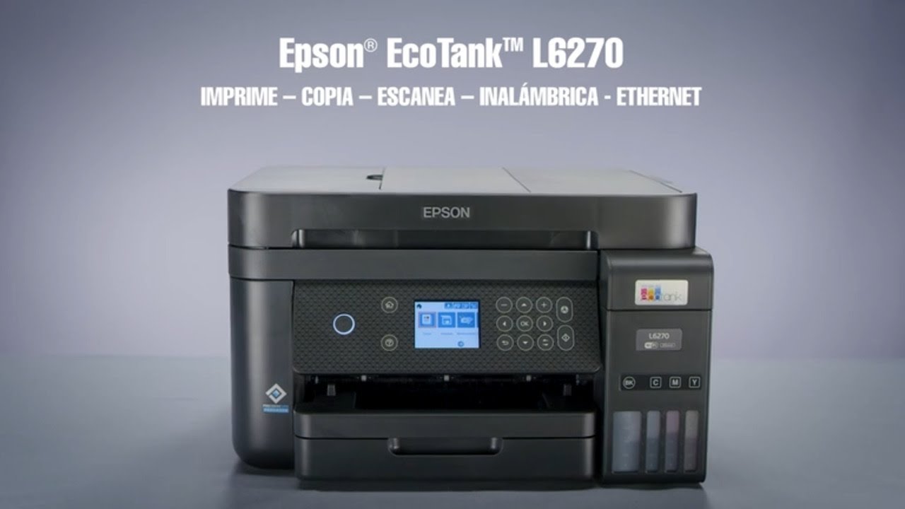 Impresora multifuncional 3 en 1 Epson EcoTank® L6270 con impresión 100% sin  cartuchos 