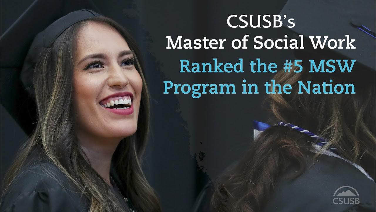 CSUSB MSW Program Ranked Top 50 by Intelligent YouTube