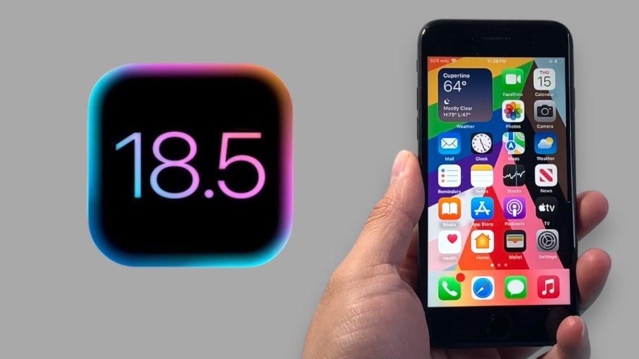 携帯電話本体 Apple iPhone SE (iOS 18.5) iOS 18.5 on iPhone SE 2nd Gen - YouTube