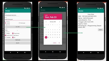 Pemrograman Adroid membuat aplikasi sederhana Input Data