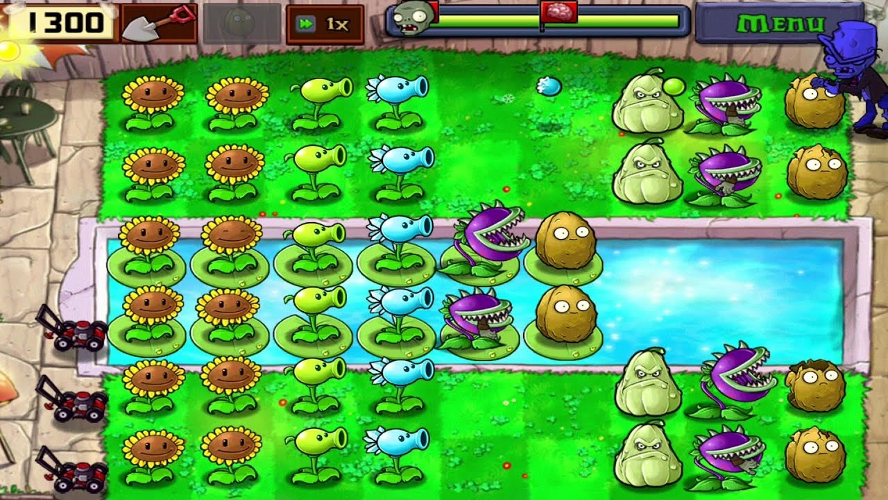 Defense Pool Plants vs. Zombies: The best defense strategy for pool levels! (PvPZ ...
