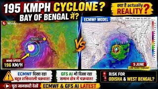 🌪️ 196 KPH Cyclone in the Bay of Bengal? ECMWF & GFS AI Latest Forecast | What Is Reality?