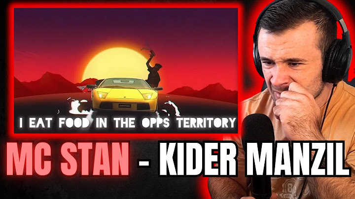 MC Stan - Kider Manzil (Reaction)