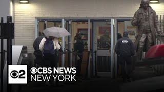 Students face metal detectors at NYC school a day after stabbing
