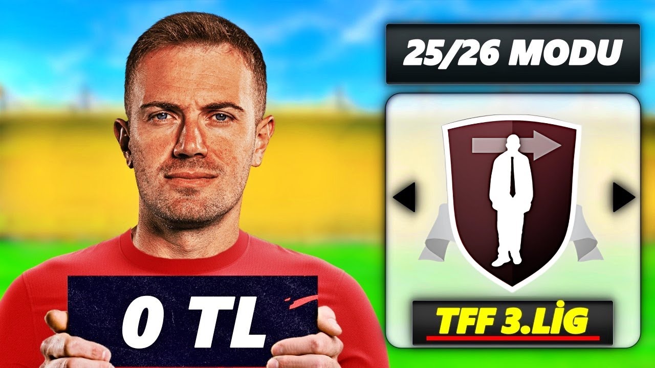 SADECE SERBEST TRANSFERLERLE 3.LİGDEN ZİRVEYE REBUILD! FC 25 ESKİŞEHİRSPOR KARİYER MODU