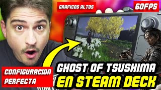 🔴 NO me CREO Ghost of Tsushima en STEAM DECK: Configuración PERFECTA