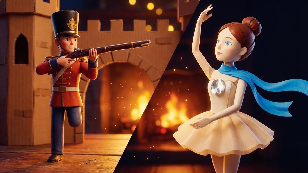 The Steadfast Tin Soldier | Andersen Classic Fairy Tale | Moral Story | Animated Movie in English