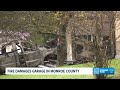 Fire damages garage in Monroe County