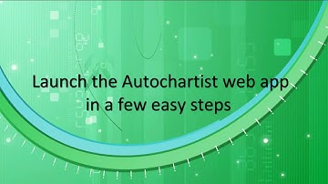 Launch the Autochartist Web App (OTP Access) in a few easy steps