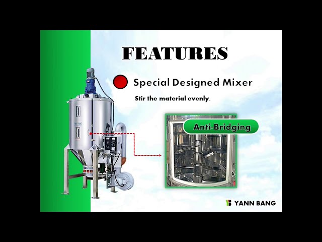 PET Crystallizer, CHD Crystallized Hopper Dryer, YANN BANG