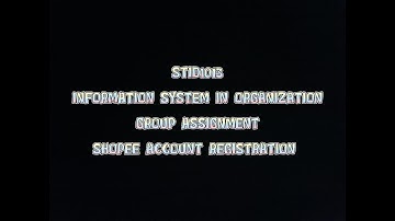 Information System In Organization (STID 1013) - GROUP ASSIGNMENT