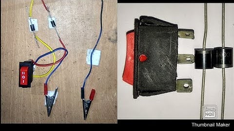 how to make forward reverse of 12 DC motor using two diodes and one pole three ways switch.