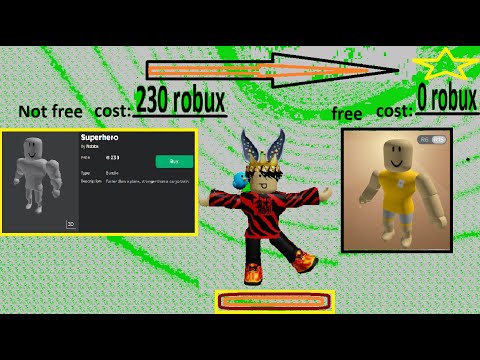 Roblox Avatar Trick How To Get The Superhero Bundle On Roblox For Free Youtube - how to get free superhero roblox