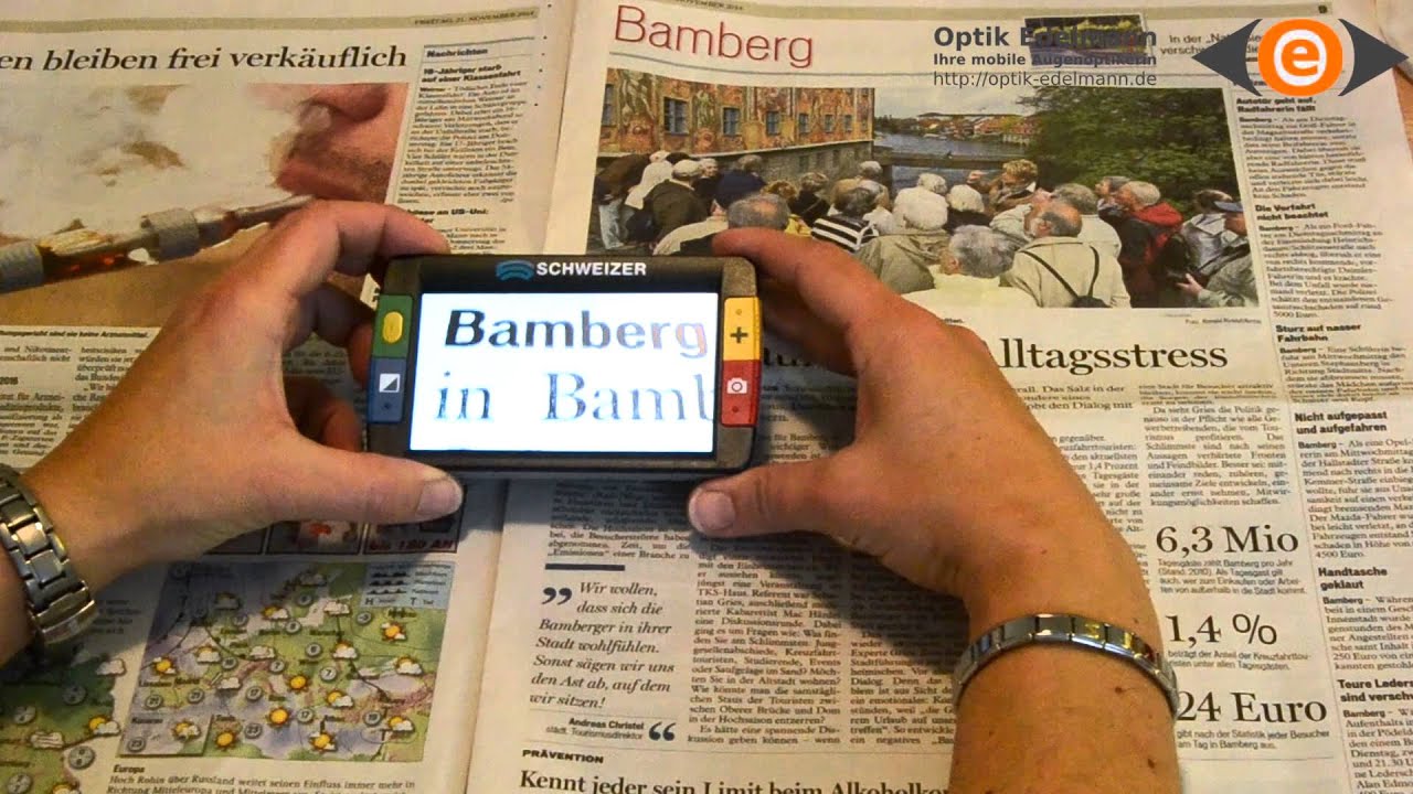 OptikEdelmann LowVision Elektronische Sehhilfen