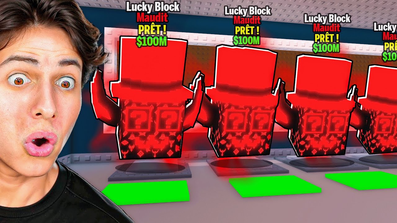 Ouvrir 100 LUCKY BLOCK CURSED sur Steal a Brainrot...