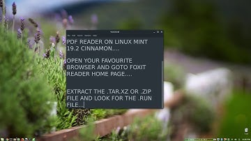 Installing Foxit PDF Reader on Linux Mint 19.2 Cinnamon