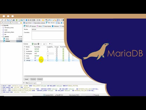 MariaDB| Creacion de tablas y campos