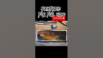 Watercoloring a Dystopian Reality: An Artistic Journey - timelapse 🔥🖌️