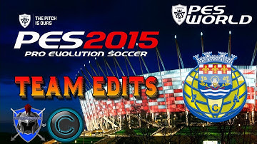 PES 2015 KIT EDITING - Step By Step Guide for AROUCA