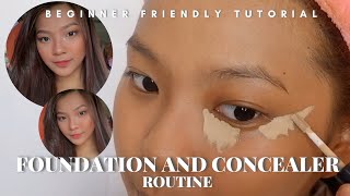 Beginners Flawless Foundation and Concealer Tutorial | Philippines | Dylene Fajardo