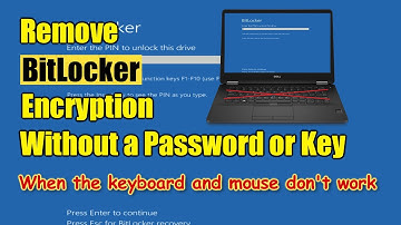 🔓Completely remove BitLocker Without Password or Key (if the keyboard doesn