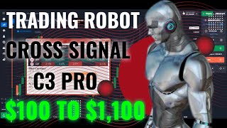 High Accuracy Robot Cross C3 PRO | $100 to $1,100 | Best binary options robot
