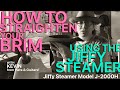 Learn To STRAIGHTEN YOUR BRIM At HOME !            with the JIFFY STEAMER J2000