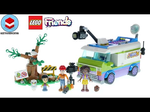 LEGO Friends 41749 Newsroom Van - LEGO Speed Build Review