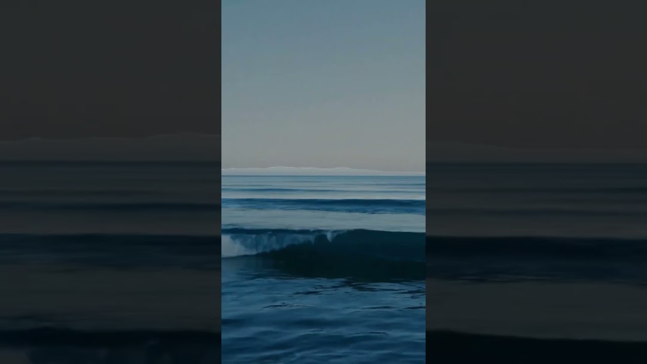 From Day to Night Ocean 🌊 | Study → Sleep Calm Waves (4K Seamless Loop)