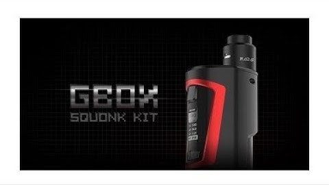 REVIEW & BUILD | Gbox 200W TC Squonk Kit with the Radar RDA by GeekVape