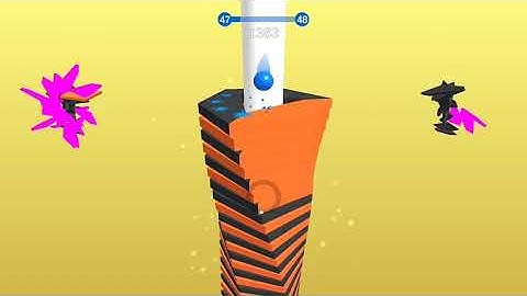 Stack Ball 3D || Level 41-50 || Walkthrough