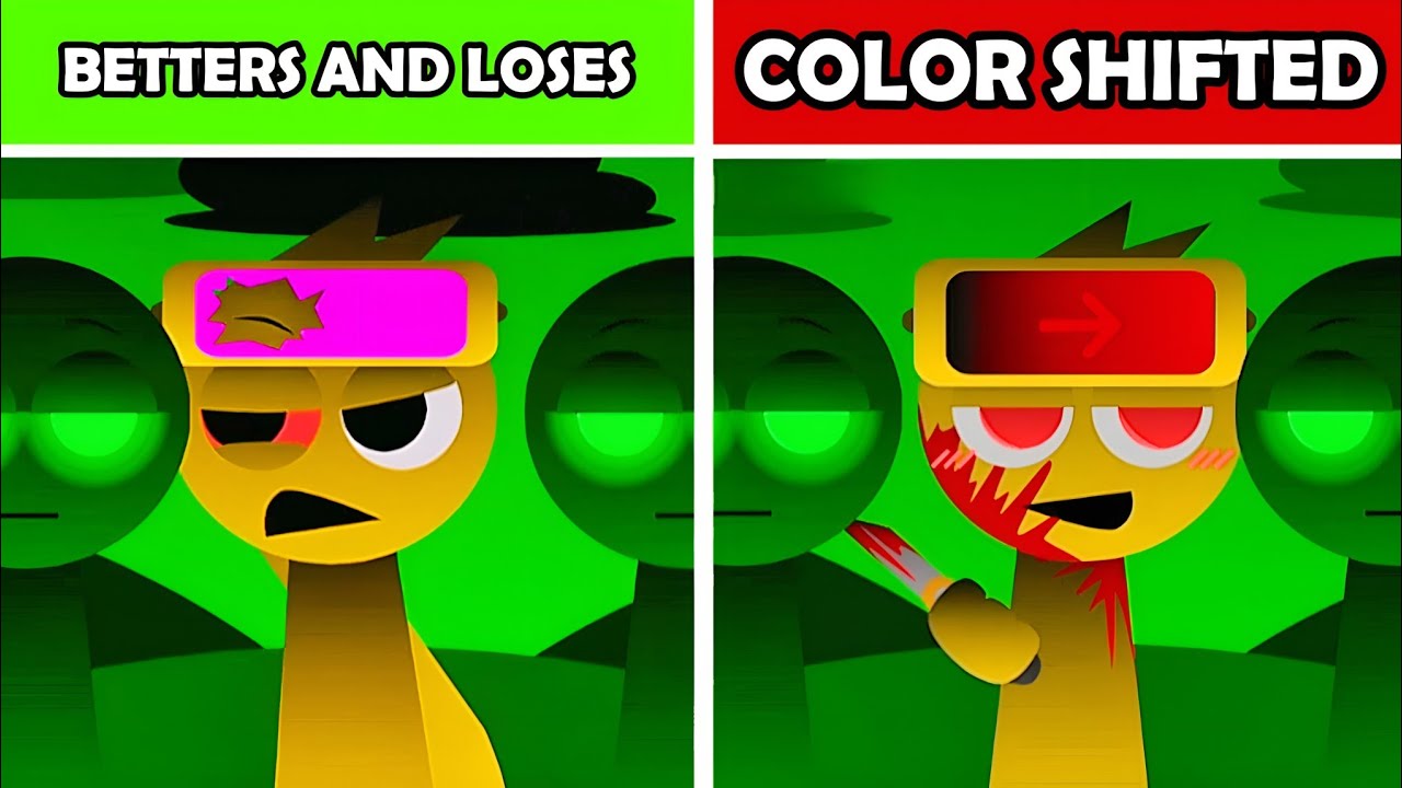 Sprunki Betters and Loses Vs Color Shifted