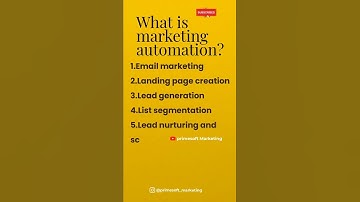 What is marketing automation #shorts #usa #marketing #automation #lead #leadgeneration #newyork
