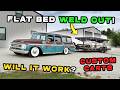 Flatbed Weld Out, Upgrades, and MORE! ITS TOO BIG TO MOVE EASY! 1963 Loadstar Project.
