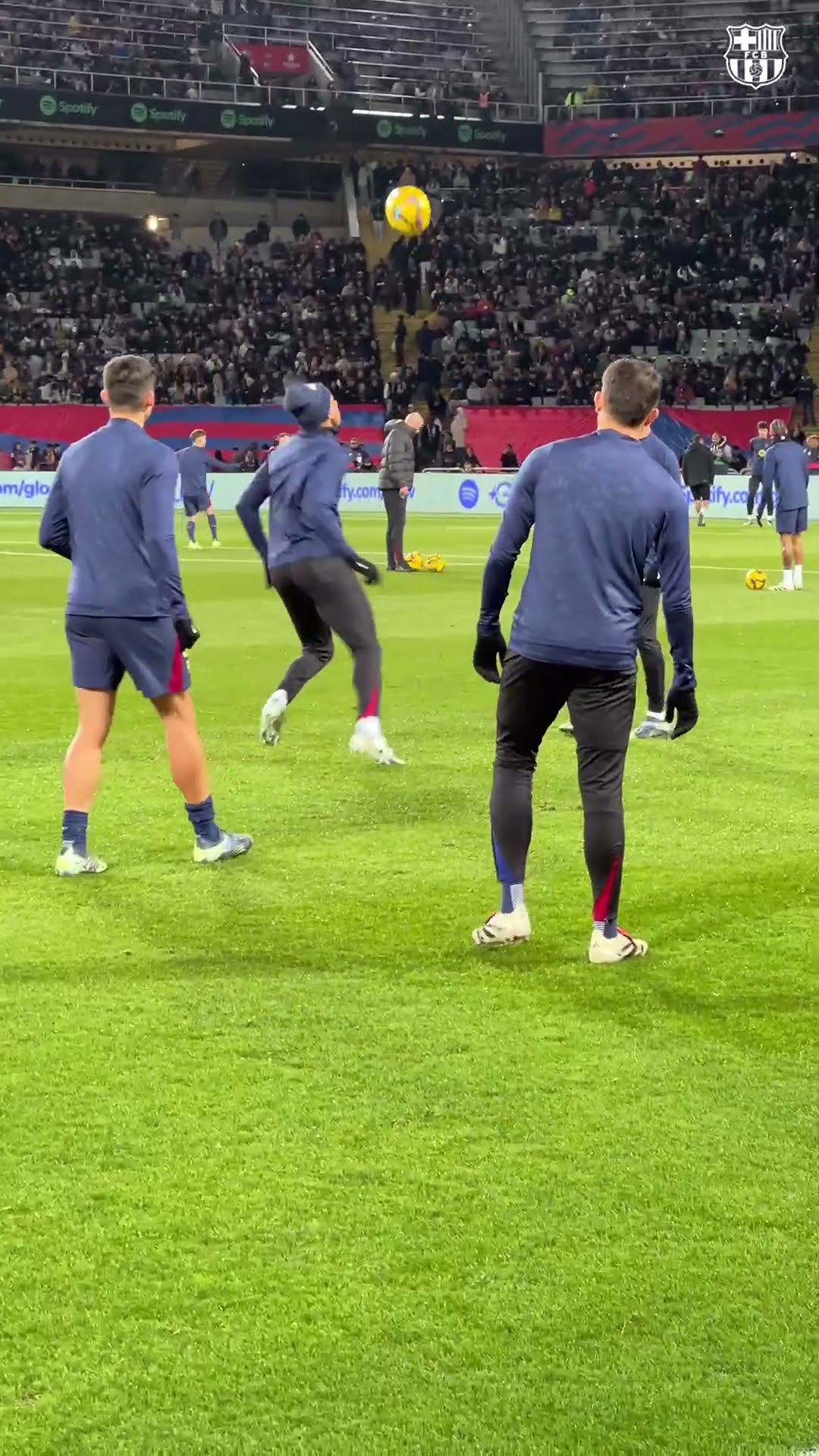 Warmup ?????? ⭐️ #fcbarcelona #shorts