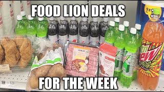 FOOD LION DEALS FOR THE WEEK