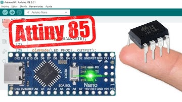 Programar un ATtiny85 con Arduino como Programador ISP