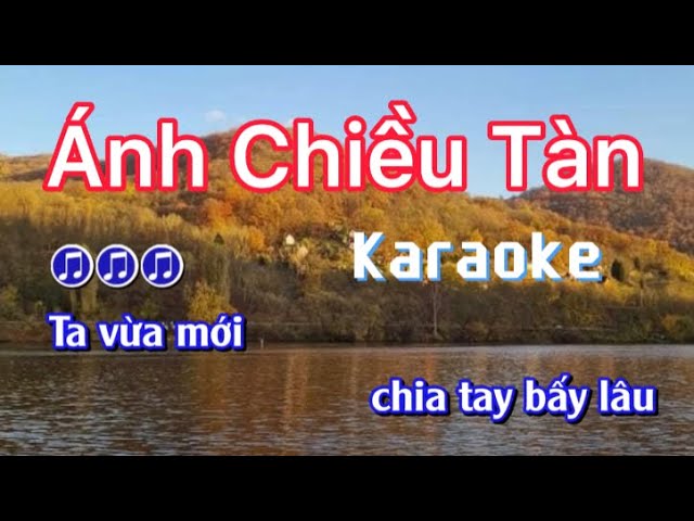 Karaoke - Ánh Chiều Tàn | D Empty ft Poll | Karaoke Beat Chuẩn class=