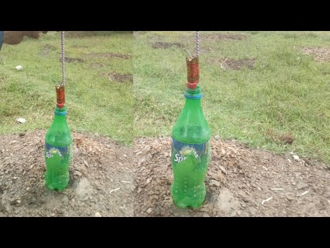 Diwali rocket in a Sprite bottle experiment . Diwali stash video . A2z funny experiment