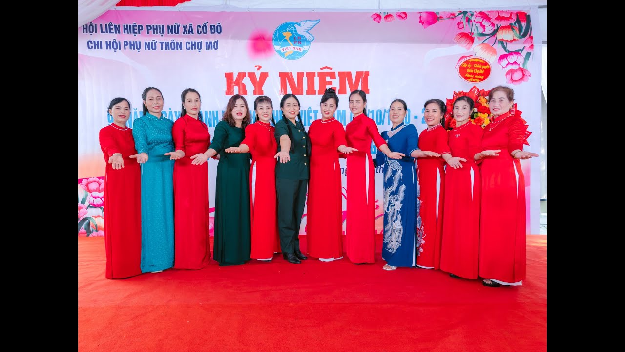 Thôn Chợ Mơ Kỷ Niệm 95 Năm Thành Lập Hội Liên Hiệp Phụ Nữ Việt Nam 2025