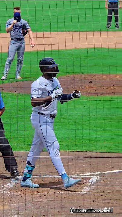 Junior CAMINERO HR.#28 Season 2025 Rays AVG.250 AB 416 RBI 72