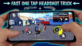 New One Tap Headshot Trick Handcam 😈  [ M1887 + M1014 ] New Headshot Setting Free Fire 
