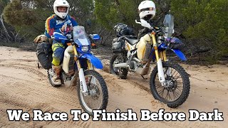 Mallee Sunset Loop | Adventure Trip WR250R | Part 6 Last Episode
Part 6: Day 2, Last video of the series and I apologise for the audio! We finish off Milmed track and make our way back to camp. Light starts becoming an issue as well as Chriss fuel levels. I miss calculate the distance back to camp which forced us to take a tarmac loop around, to ensure we got back without running out of fuel.
For those interested, Thomas did not make it back to camp before us. He came in later that night on his motorbike with a fracture toe. To add insult to in jury he was stung by a bee the next morning, and had to visit the hospital again....
Thanks for watching #DriveOnLeft
Follow me on Instagram: @DriveOnLeft or https://www.instagram.com/driveonleft/
#Dirtbike #Yamaha #motorcycle #KTM #300exc #ADV #Adventure #WR250R #Enduro #Dualsport Mallee Sunset Loop | Adventure Trip WR250R | Part 6 Last Episode