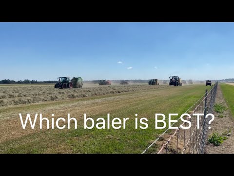SUNBELT AG EXPO Hay baler demonstration