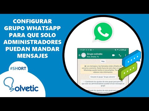 Video: ¿Puede el administrador eliminar el grupo de WhatsApp para todos?