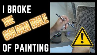 I broke the Golden Rule of Painting Gunpla