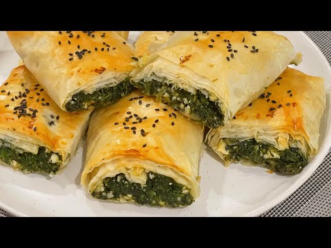 Spinach and Feta Cheese Börek❗️Quick and Delicious