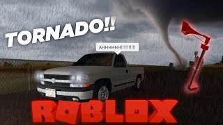 CHASING A TORNADO IN GREENVILLE! (And finding a Cybertruck) | Roblox Greenville Roleplay