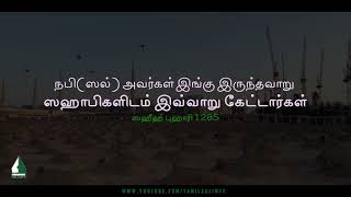 The Prophet (peace be upon him) asked the Companions this while he was here | Tamil Aalim Tv screenshot 1